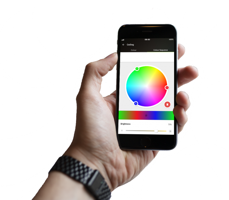 Loxonee Smart Home App - colorpicker