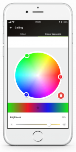 Loxone Smart Home App - Colour Sequence Picker